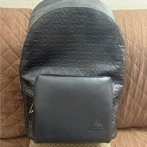 Aldo Black Textured Men's Backpack